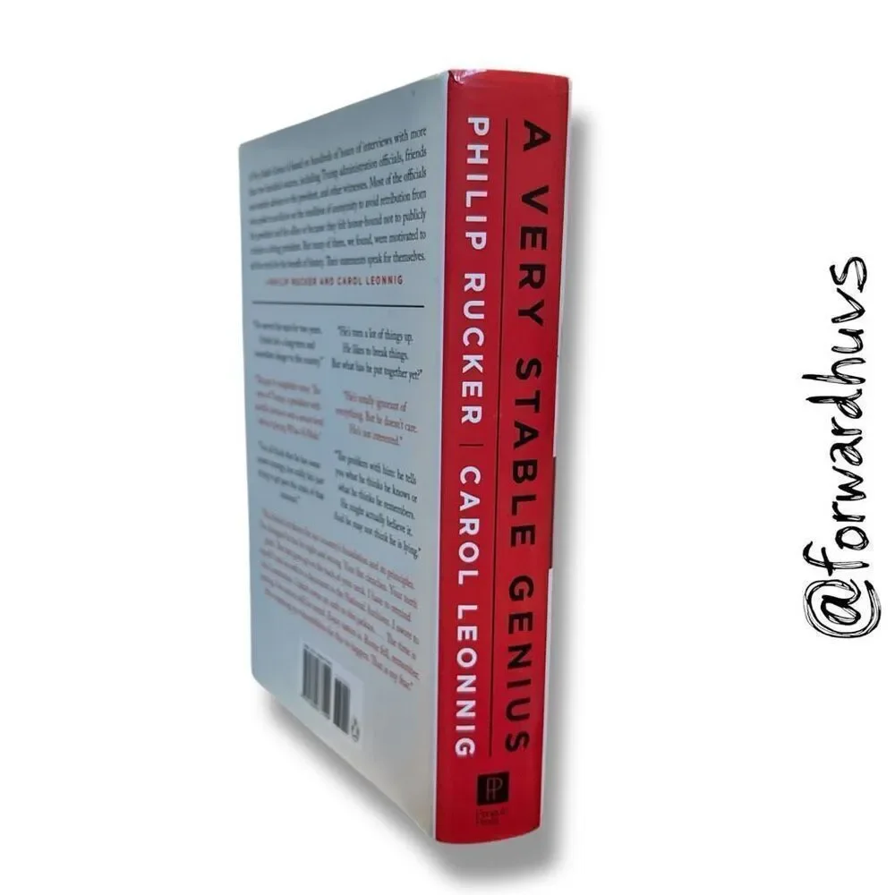 A Very Stable Genius: Donald J. Trump’s Testing of America - Hardcover 2020